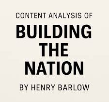 Building the Nation – Analysis 25 Building the Nation – Analysis