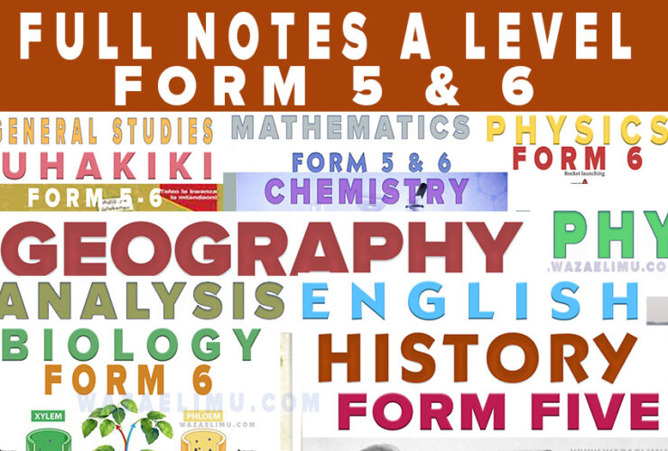 Advanced Level Full Notes