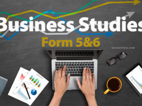 Business Studies Form 5: Business Regulatory Environment In Tanzania 9 Business Planning Notes
