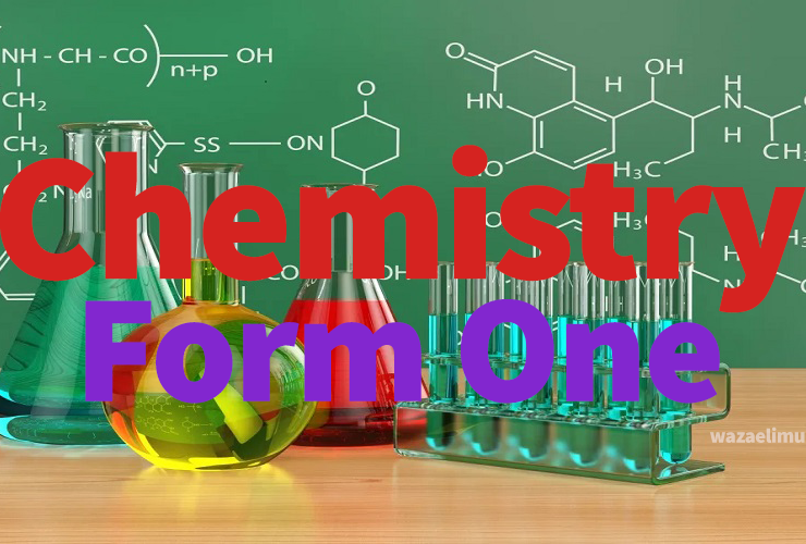 Form One Chemistry Notes Latest Syllabus 2026 14 Form One Chemistry Notes