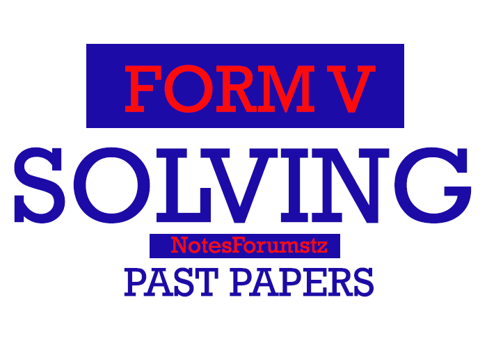 Physics Form 5 and 6 NECTA Questions All Topics